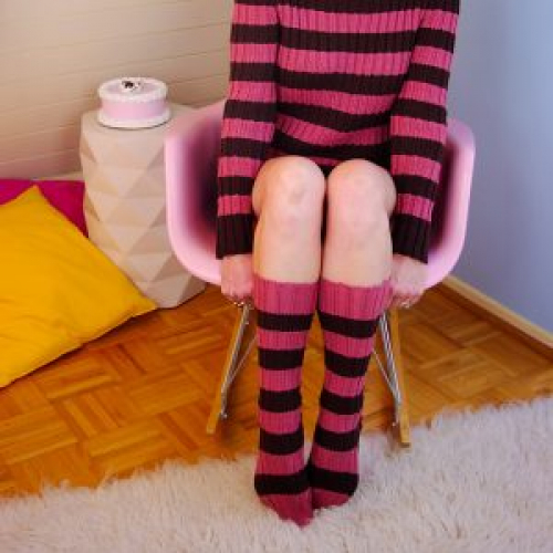 sock knitting