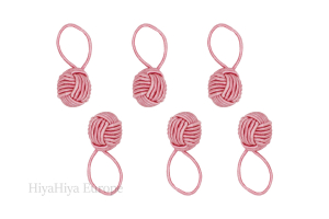 Pink Yarn Ball Stitch Markers